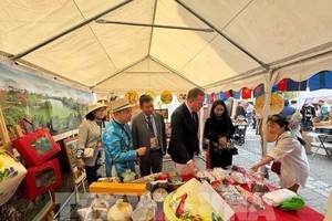 越南展位一隅。（图：越通社）