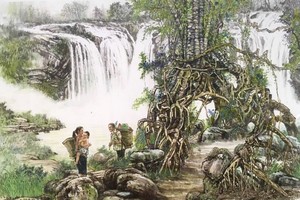 张路书画作品欣赏——我家在源头 