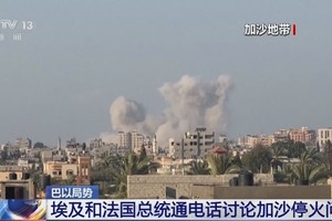 埃及和法国总统讨论加沙停火问题