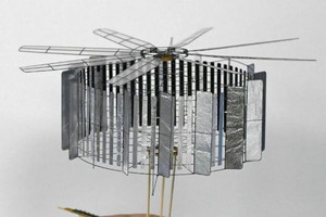 北航科研团队研发的太阳能动力微型无人机。