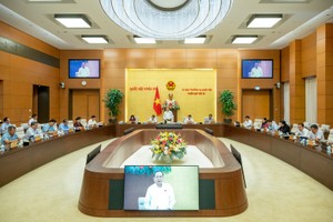 图为国会常委会第35次会议现场一隅。（图：国会）