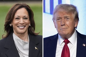 美国共和党总统候选人、前总统特朗普（右图）与美国民主党总统候选人、副总统哈里斯。（图：互联网）