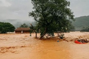 洪水和台风造成至少98人死亡和失踪