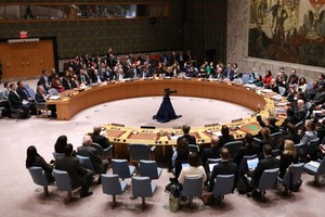 联合国安理会现场。（图：联合国）