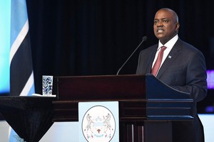 博茨瓦纳共和国总统莫克维齐‧马西西。（图：互联网）