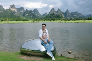 天鹅湖，桂海晴岚的网红打卡点。