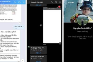 图为一个社交账号冒充医护干部向食品经营、生产单位行骗。（图：人民报）