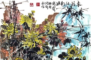 张路与陈西朋合绘书画作品欣赏