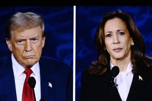 美国共和党总统候选人特朗普（左）与民主党总统候选人哈里斯。（图：ABC News）