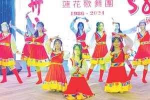 莲花歌舞团热热闹闹贺团庆