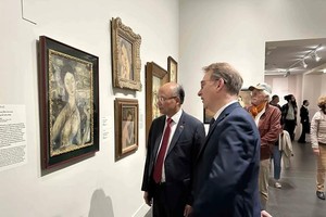 越南三位著名画家作品亮相法国