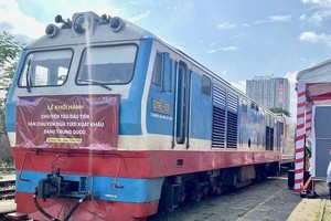 首趟通过铁路出口越南鲜椰子至中国