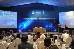 “越南经济发展”年度论坛现场一隅。