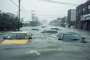 西班牙东南部10月29日晚至10月30日凌晨突降暴雨，引发严重洪灾，已造成超过220人遇难。（图：互联网）
