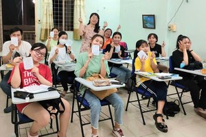 “新慈念”师生上课一瞥。