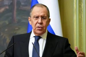 俄罗斯外交部长拉夫罗夫。（图：路透社）