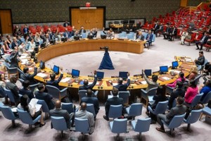 联合国安理会会议现场。（图：互联网）