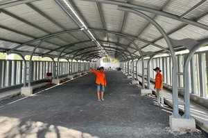 草田站存车场即将完成。（图：黄雄）