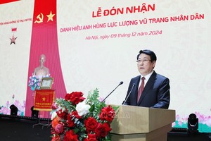 Viettel宇宙航空院荣获人民武装力量英雄称号