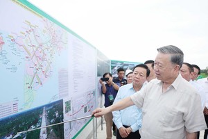 党中央总书记苏林探望同塔省