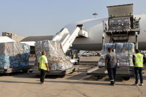 欧盟开通“空中走廊”向叙利亚提供人道主义援助。（图：AFP）