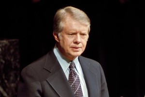 图为1977年10月，美国时任总统卡特在联合国大会发言。（图：联合国）