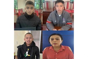 被起诉的4名放高利贷歹徒。（图：警方提供）