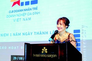 越南家族企业青商俱乐部主席杭珮娟。