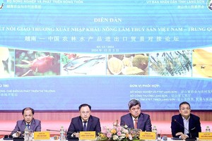 “越南—中国农林渔业进出口贸易对接论坛”。