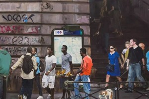 巴黎移民历史博物馆油画展海报。（图：互联网）