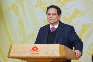 政府总理范明政在会议上致开幕词。（图：VGP）