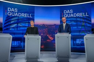 德国四位候选人举行电视辩论。（图：互联网）