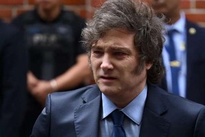 阿根廷总统米莱于。（图：AFP）