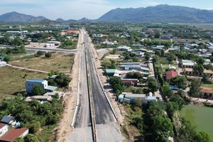 一旦991B号路项目完成，将促进51号国道至丐密港下游交通道路贯通与同步。（图：越通社）