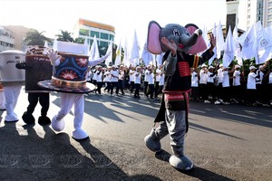 图为第八次邦美蜀咖啡盛会活动一隅。（图：VNA）