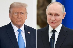 美国总统特朗普与俄罗斯总统普京。（图：AFP）