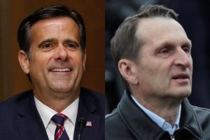 拉特克利夫（左）纳雷什金（右）。（图：互联网）