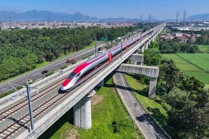 本市-芹苴铁路目前正处于可行性研究报告制定阶段，预计分两个阶段。（示意图：互联网）