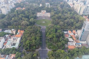 黎笋街从南圻起义至巴斯德街为施工而实施交通管制。