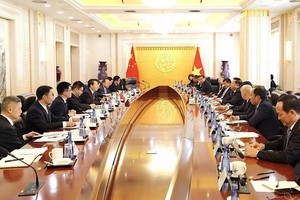 双方会见现场。（图：建设部）