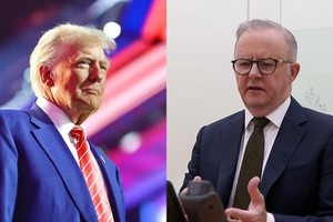 美国总统特朗普与澳大利亚总理阿尔巴尼斯。（图：互联网）