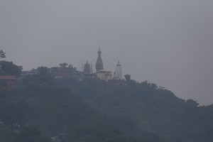 冬季过后，加德满都空气污染严重。（图：互联网）