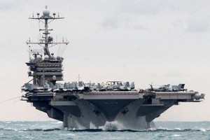 美国“杜鲁门”号航空母舰。（图：互联网）