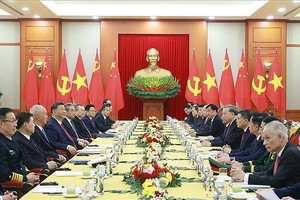 苏林总书记与习近平总书记、国家主席举行会谈