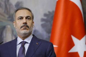 土耳其外交部长费丹。（图：AP）