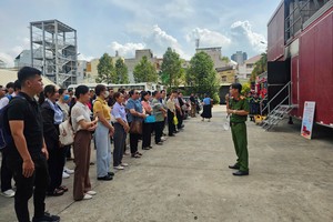 提高越华企业劳工消防与救援技能