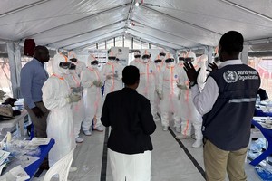 当地时间26日，乌干达政府宣布，今年1月底在该国暴发的新一轮埃博拉疫情已经结束。（图：WHO）