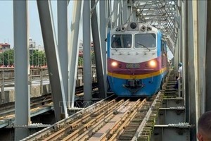 政府总理指示加快推进老街—河内—海防铁路项目进度。（图：越通社）