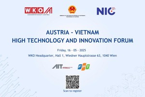 “越南-奥地利高科技与创新合作论坛”宣传海报。