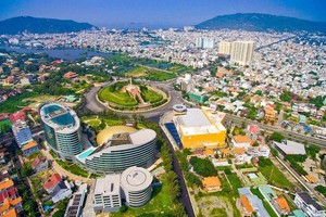 头顿市航拍图。（图：VGP）